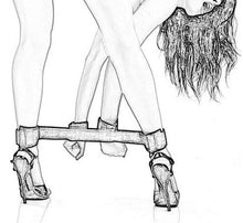 Load image into Gallery viewer, Super Hot Ankle to Wrist BDSM Handcuffs.
