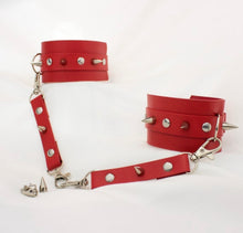 Load image into Gallery viewer, Super Hot Silver Spike BDSM Handcuffs for Bedroom Sex Play