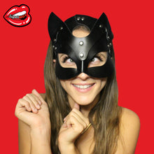 Load image into Gallery viewer, Super Hot Black Cat BDSM Bondage Cosplay Mask