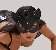 Load image into Gallery viewer, Super Hot Black Cat BDSM Bondage Cosplay Mask