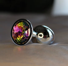 Load image into Gallery viewer, Rainbow Gem Butt Plug.